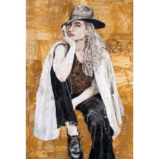 Мармурова картина Giallo Siena МПП-4 1320х940 мм