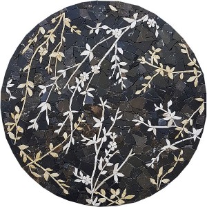 Мозаїчне панно Гілки МПП-1 Dark d 600 мм