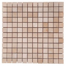 Мозаїчна плитка мармур Beige Mix 23x23x6 мм МКР-2П Полірована