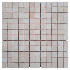 Мозаїчна плитка мармур Beige Mix 23x23x6 мм МКР-2СН Матова, Негалтована
