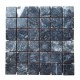 Мармурова мозаїка Black, 48x48x6 мм, Матова | Негалатована, МКР-3СН