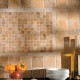 Мозаїчна плитка Травертин Travertine Classic 23x23x6 мм МКР-2СВА Матова | Галтована | Антична
