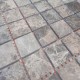 Мозаїчна плитка мармур Emperador Medium 23x23x6 мм МКР-2СН Матова | Невалтована