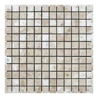 Мозаїчна плитка мармур Victoria Mix 23x23x6 мм МКР-2П Полірована