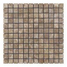 Мозаїчна плитка мармур Emperador Light 23x23x6 мм МКР-2П Полірована