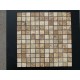 Мозаїчна плитка Травертин Travertine Classic 23x23x6 мм МКР-2П Полірована
