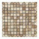 Мозаїчна плитка Травертин Travertine Classic 23x23x6 мм МКР-2П Полірована