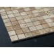 Мозаїчна плитка Травертин Travertine Classic 23x23x6 мм МКР-2П Полірована