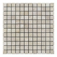 Мозаичная плитка мрамор Victoria Beige 23х23x6 мм МКР-2П Полированная