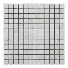 Мозаїчна плитка мармур White BI 23x23x6 мм МКР-2П Полірована