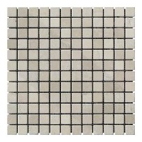 Мозаїчна плитка мармур Beige Mix 23x23x6 мм МКР-2СВ Матова | Галтована