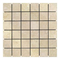 Мозаичная плитка мрамор Beige Mix 48х48x6 мм МКР-3П Полированная