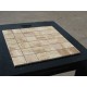 Мозаїчна плитка Травертин Travertine Classic 48x48x6 мм МКР-3П Полірована