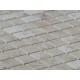 Мозаїчна плитка мармур Beige Mix 15x15x6 мм МКР-4П Полірована