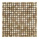 Мозаїчна плитка Травертин Travertine Classic 15x15x6 мм МКР-4П Полірована
