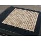 Мозаїчна плитка Травертин Travertine Classic 15x15x6 мм МКР-4П Полірована