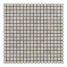 Мозаїчна плитка мармур Victoria Beige 15x15x6 мм МКР-4СВ Матова | Галтована