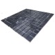Мозаїчна плитка мармур Nero Marquina 23x23x6 мм Полірована, МКР-2П