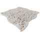Хаотичная мозаичная плитка Travertine 6 мм, Матовая, Галтованная, МКР-ХСВ