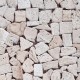 Хаотичная мозаичная плитка Travertine 6 мм, Матовая, Галтованная, МКР-ХСВ
