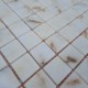 Мозаїчна плитка White Mix Gold 23x23x6 мм МКР-2П Полірована