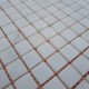Мозаїчна плитка мармур White Mix 15x15x6 мм, Матова, негалтована, МКР-4СН