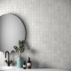 Мозаїчна плитка мармур White Mix BI 23x23x6 мм МКР-2П Полірована