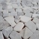 Мозаїчна плитка мармур White Mix Хаотична 6 мм МКР-ХСВ Матова | Галтована